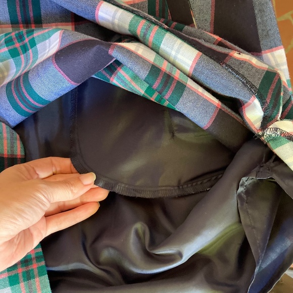 Talbots Petite wool blend size 12P tartan plaid skirt NWOT - Picture 7 of 7